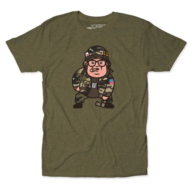 Foley Military Unisex Tee Youthful Men's Anime Youthful Men's Anime