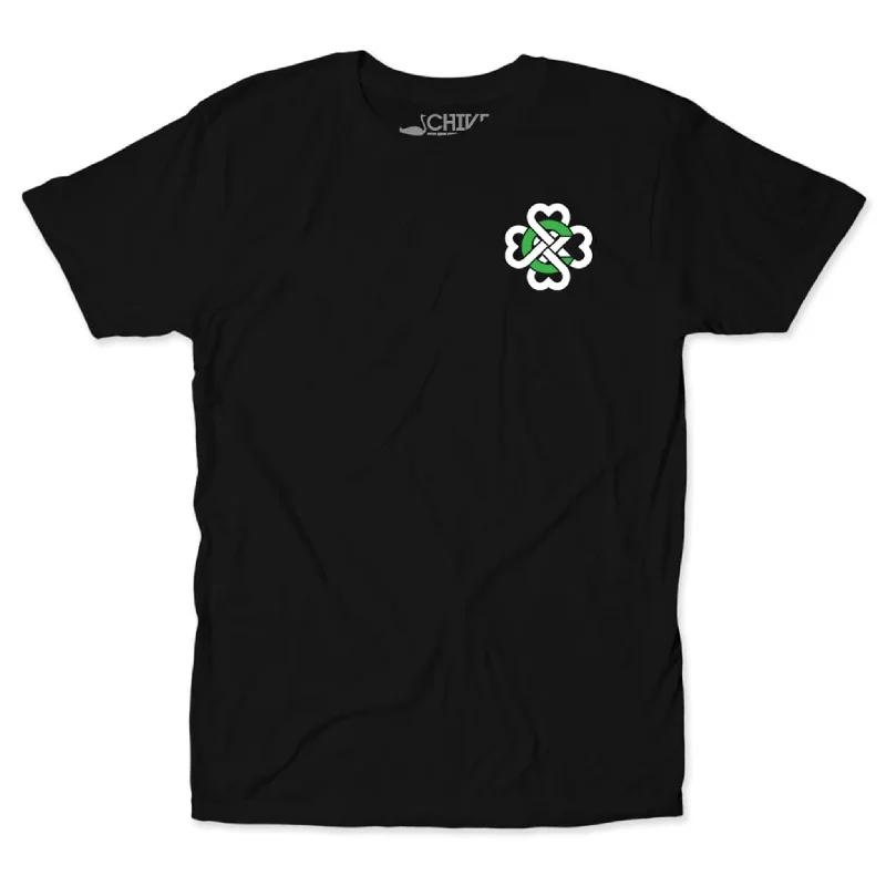 Four Clover Chive Tee Edgy Men's Punk Edgy Men's Punk