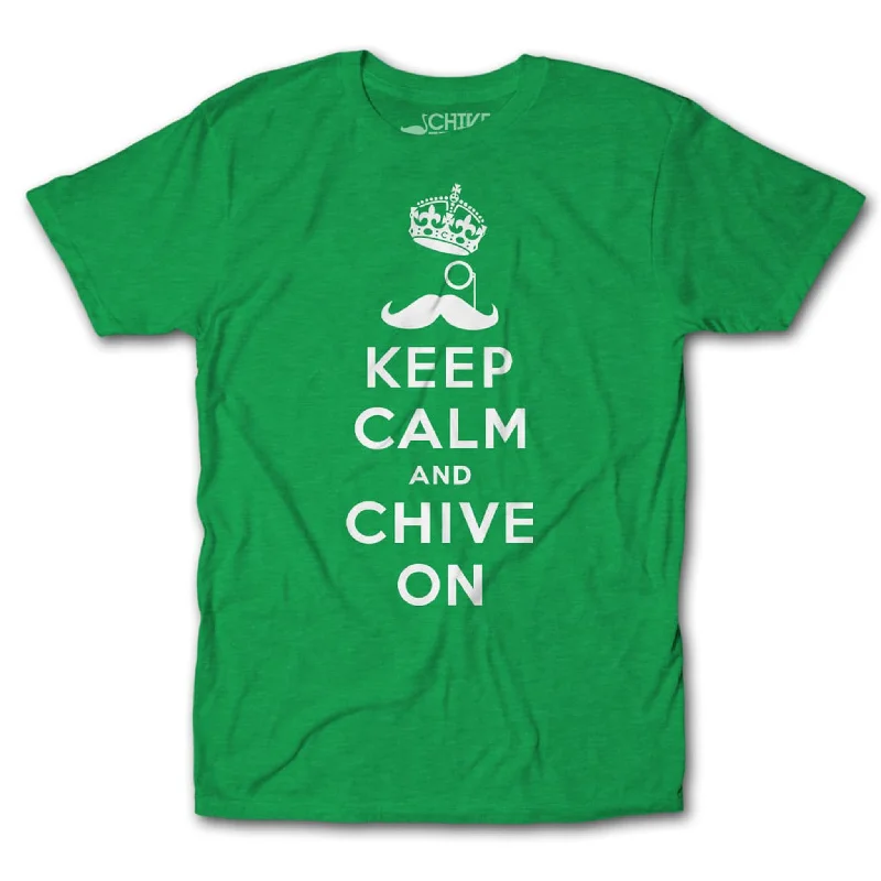 Keep Calm Mustache Tee Confident Men's Power Confident Men's Power