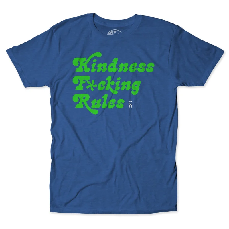 Kindness F*cking Rules Tee Stylish Men's Tropical  Stylish Men's Tropical 