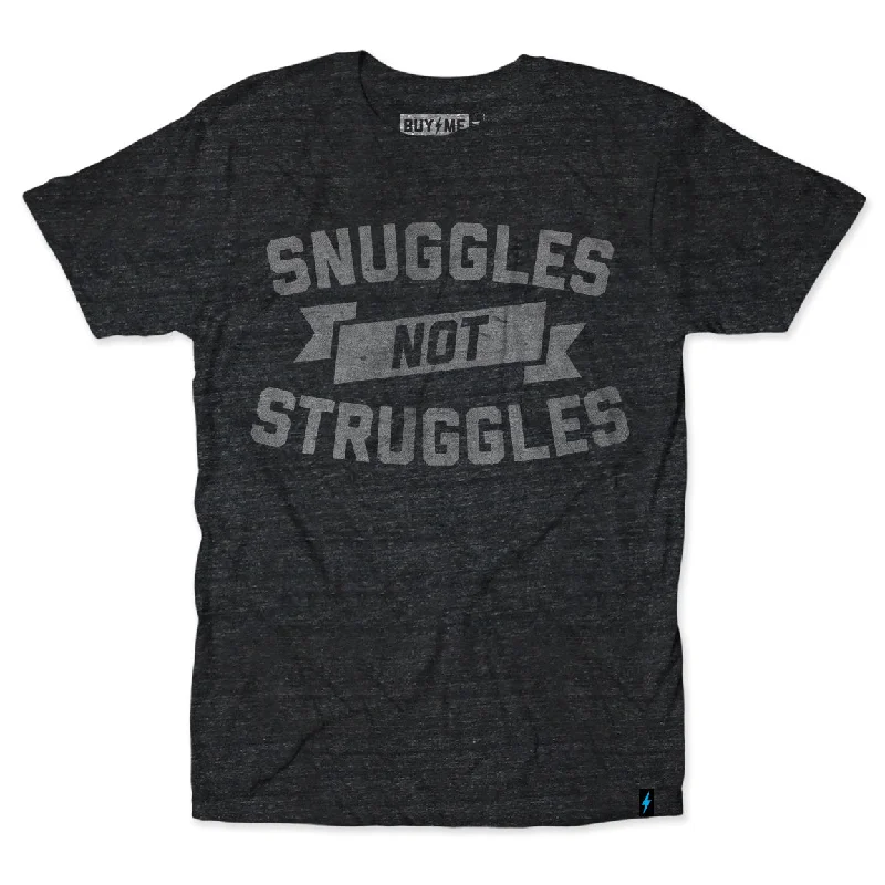 Snuggles Not Struggles Tee Unique Men's Upcycled Unique Men's Upcycled