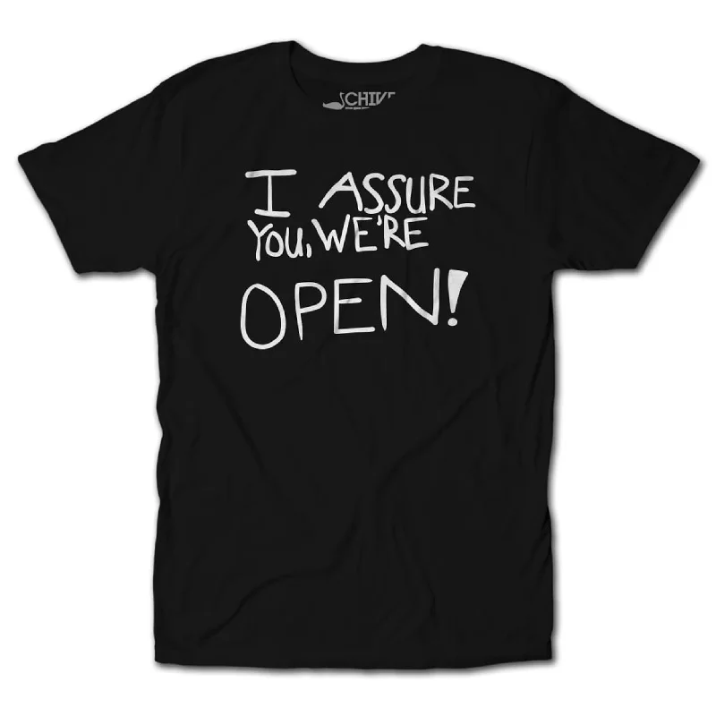 We're Open Tee Traditional Men's Wool Traditional Men's Wool