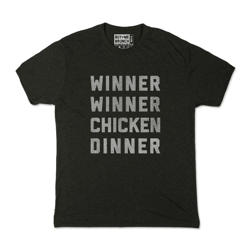 Winner Winner Chicken Dinner Tee Polished Men's Silk Polished Men's Silk