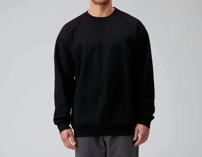 Heavyweight Crewneck In Black Rugged Men's Outdoor  Rugged Men's Outdoor 