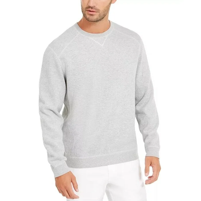 Tommy Bahama Men's Flip Side Classic Fit Reversible Sweatshirt Navy Size Medium Unique Men's Patch Unique Men's Patch