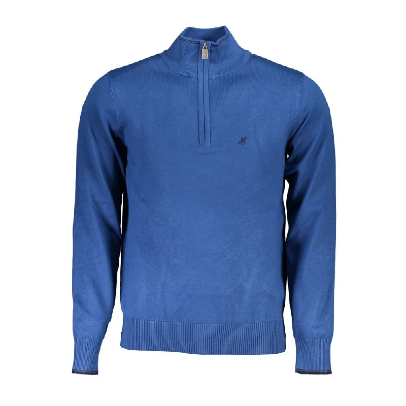 U.S. Grand Polo Elegant Half-Zip  Sweater with Embroidery Men's Detail Artistic Men's Avant Artistic Men's Avant