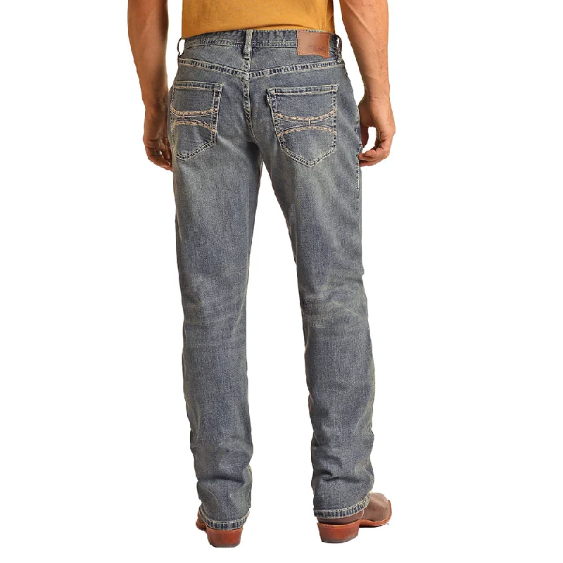 "Light wash" Relaxed Fit Stackable Bootcut Hooey Jeans Monochromatic Office Style Monochromatic Office Style