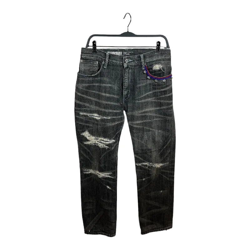 NEIGHBORHOOD/Pants/L/Denim/GRY/Poison Savage Unique Men's Upcycled Unique Men's Upcycled