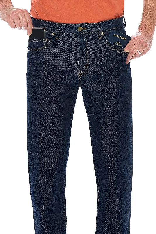 Best Travel Jeans | Tailored | Dark Indigo Rugged Men's Outdoor  Rugged Men's Outdoor 