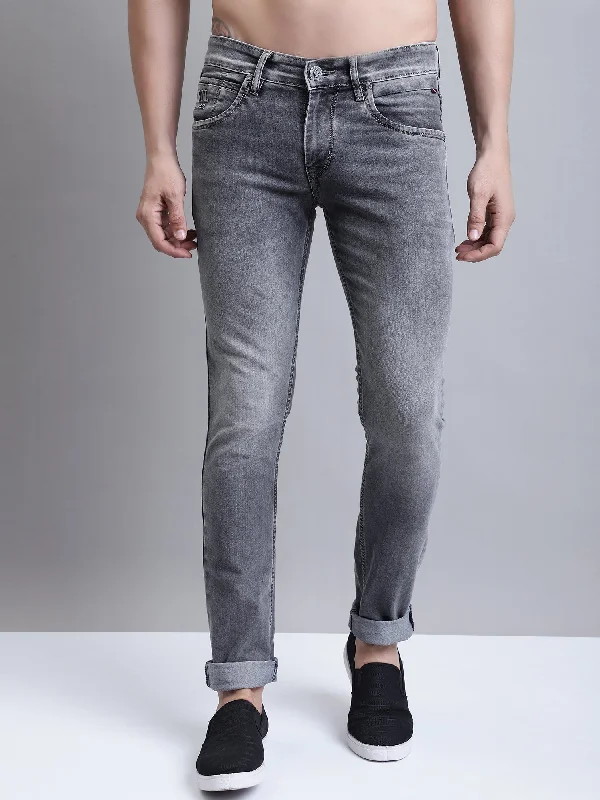 Men's Ultra Narrow fit Heavy Fade Grey  Jeans Refined Men's Classic  Refined Men's Classic 