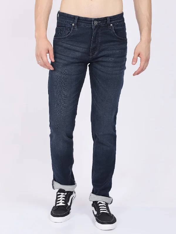 Men's Ultra Narrow fit Light Fade Carbon Blue  Jeans Confident Men's High Confident Men's High