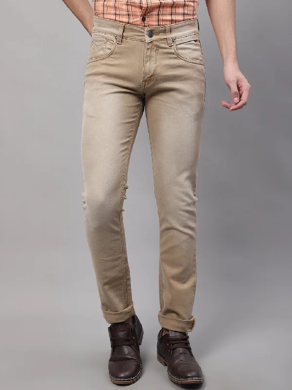 Men's Ultra Narrow fit Medium Fade Beige  Jeans Adventure Adventure