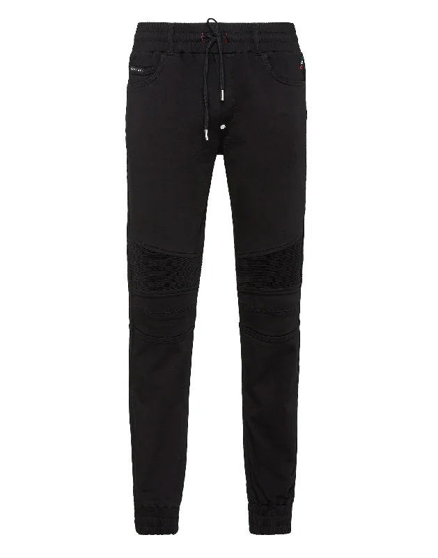 Denim Jogging Trousers Refined Men's Velvet Refined Men's Velvet