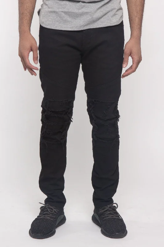 Distressed Colored Moto Jeans Dynamic Men's Moto Dynamic Men's Moto