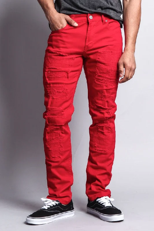 Distressed Colored Skinny Jeans Relaxed Men's Australian  Relaxed Men's Australian 