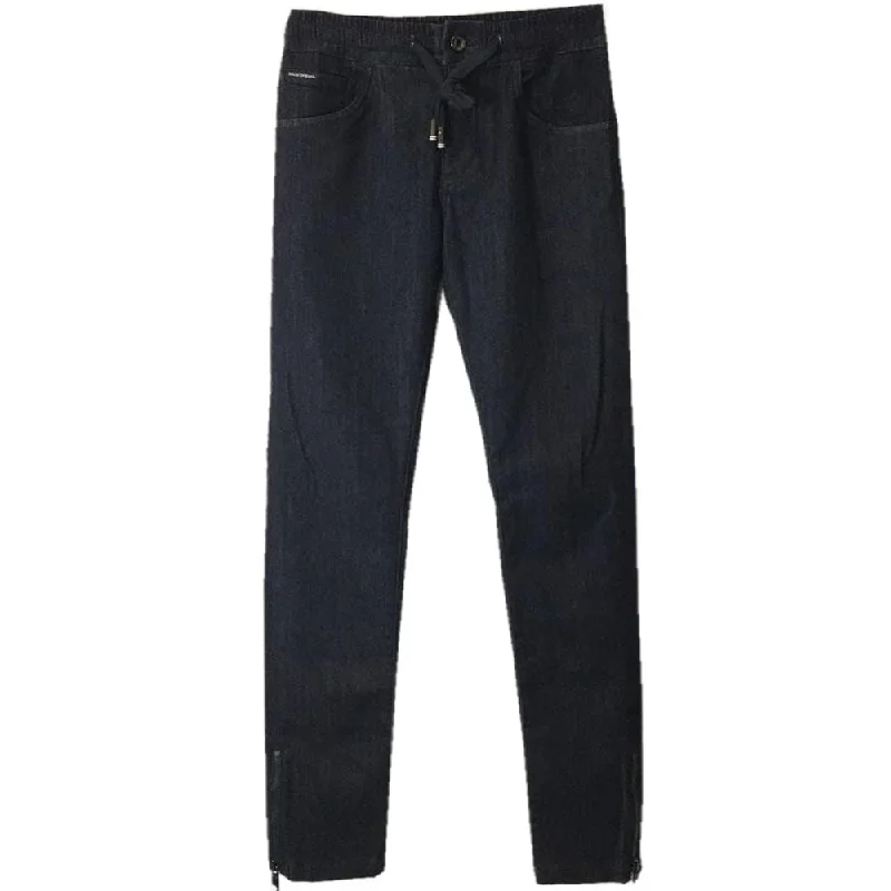 Dolce & Gabbana  Cotton Jeans & Men's Pant Dapper Men's Bow Dapper Men's Bow