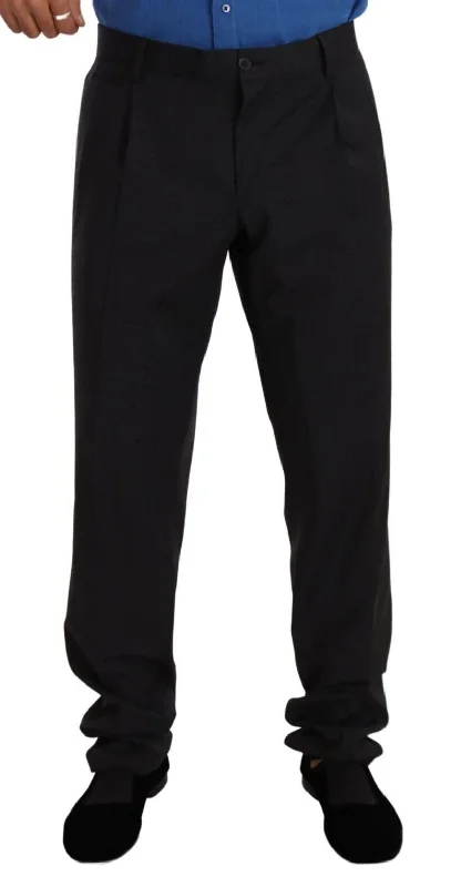 Dolce & Gabbana Elegant  Formal Men's Men's Trousers Luxurious Men's High Luxurious Men's High