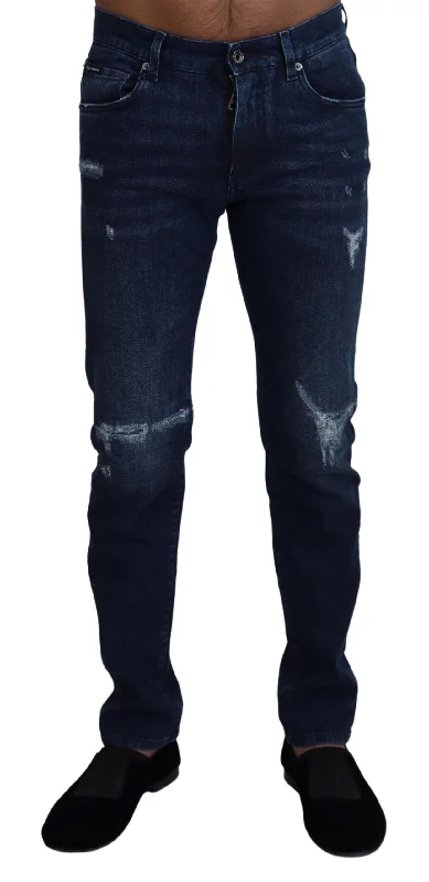 Dolce & Gabbana Stunning Mainline  Men's Jeans Refined Men's Classic  Refined Men's Classic 