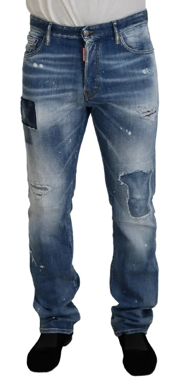 Dsqua²  Washed Tatte Straight Fit Casual  Men's Jeans Adventure Adventure