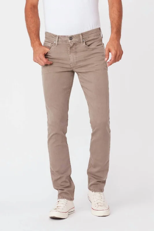 Men's Lennox Slim Jean In Beige Ash Traditional Men's Wool Traditional Men's Wool