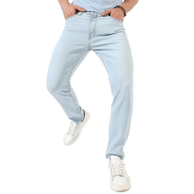 Men's Light-Washed Denim Jeans Relaxed Men's Beach Relaxed Men's Beach