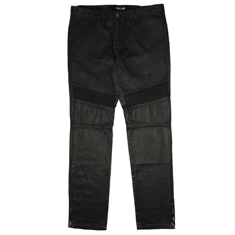 Men's Moto Jean In Black Masculine Men's Thick Masculine Men's Thick