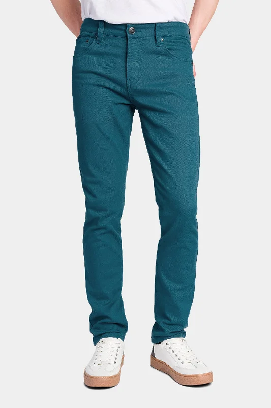 Men's Essential Skinny Fit Colored Jeans (Devil Blue) Refined Men's Velvet Refined Men's Velvet